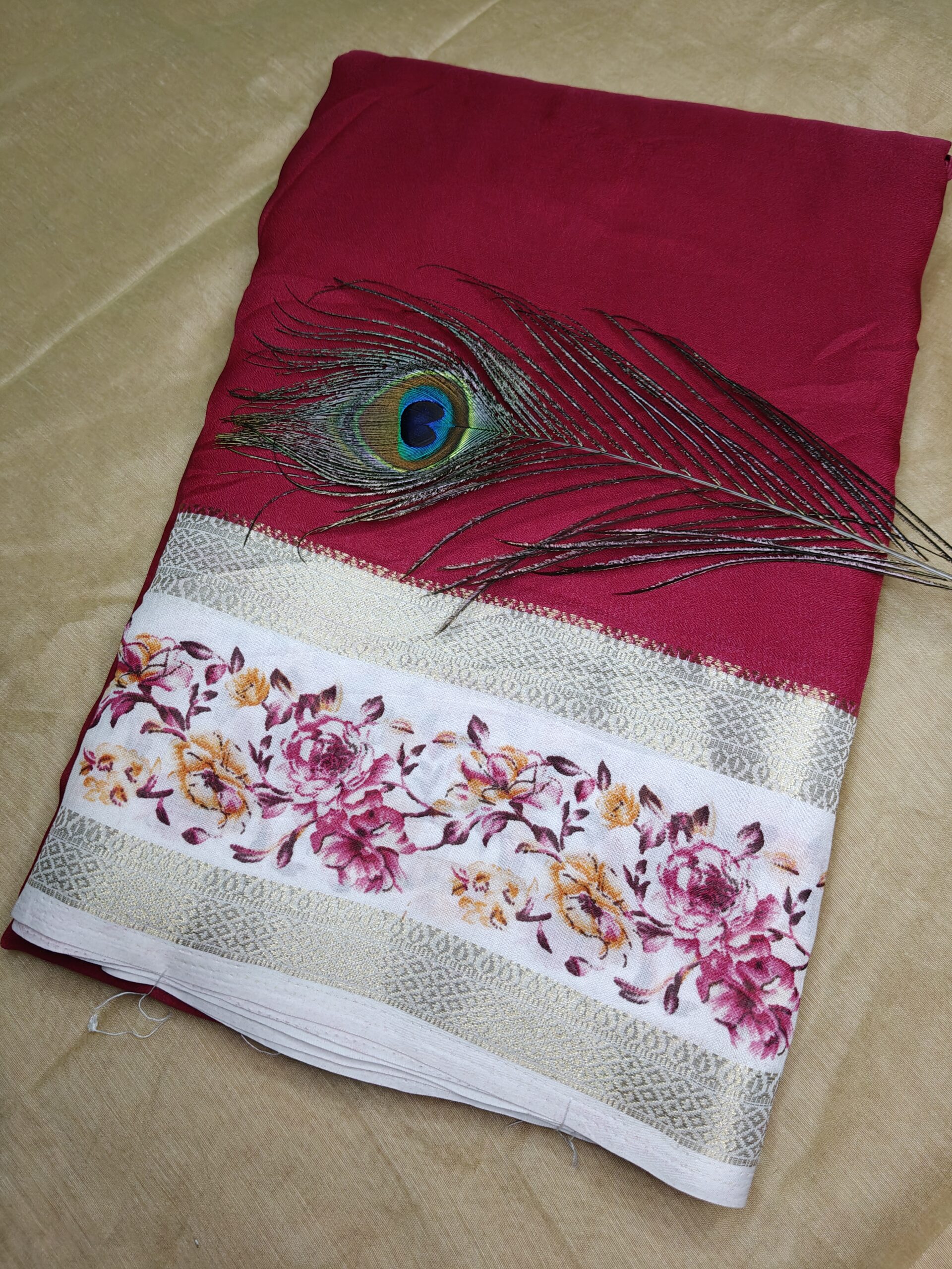 Rose Charm Saree - Image 3