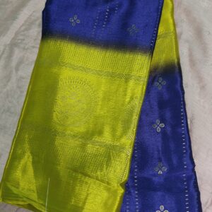 Neelam Haritha Two-Tone Silk Blend Saree