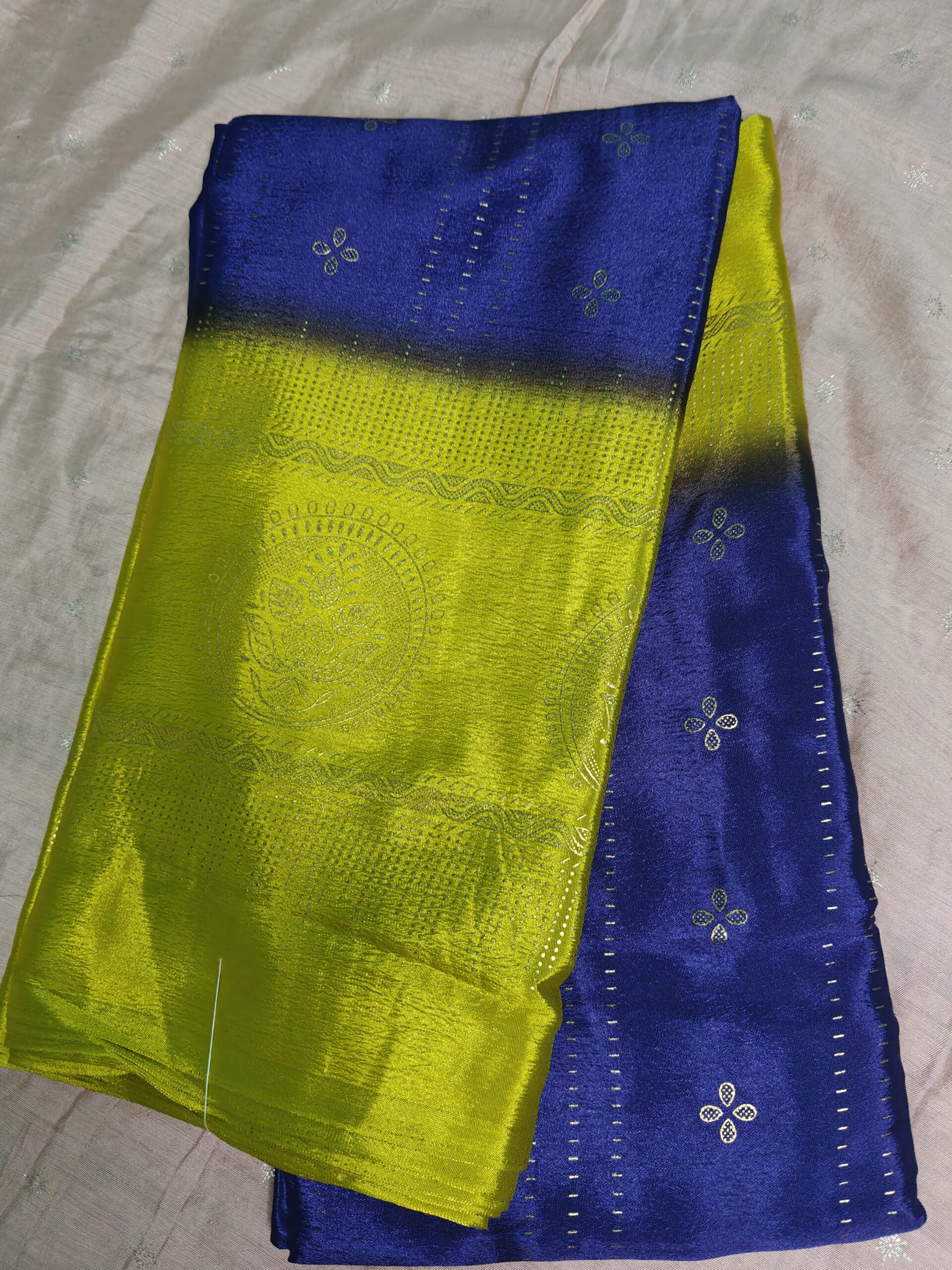 Neelam Haritha Two-Tone Silk Blend Saree